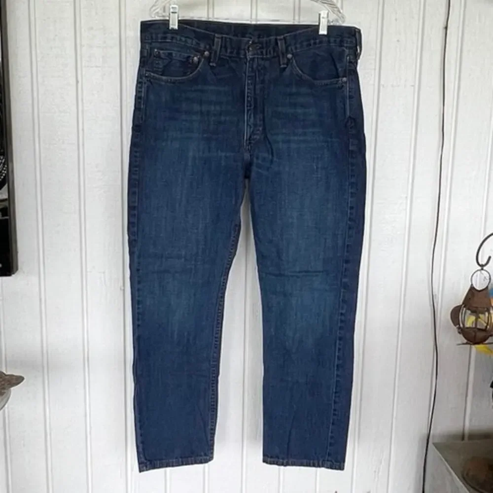 Levi’s 514 men’s 36/30 dark blue 2020 Mexico Zip fly 5 pocket excellent cond.